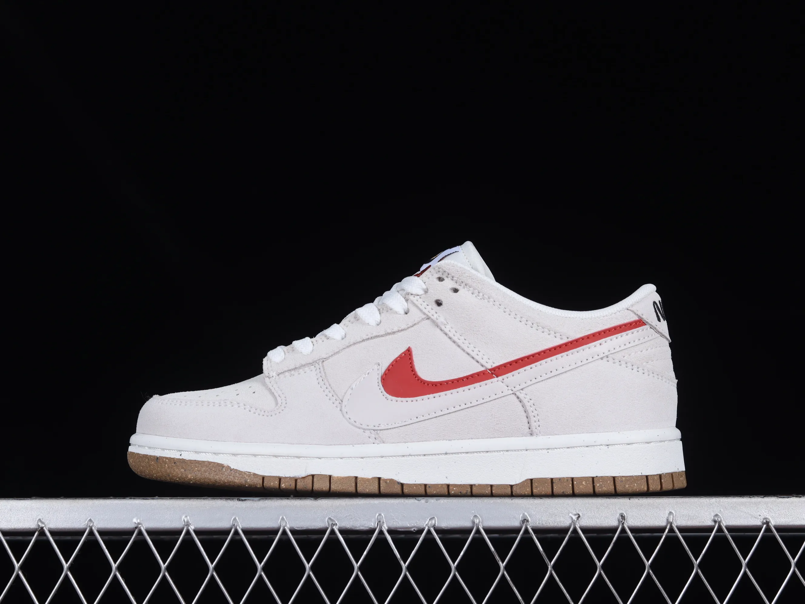 All categories Nk SB Dunk series Nk SB Dunk Low low-top sneakers Nk SB Dunk Low "85" gray red double hook SB low-top sports and leisure sneakers DO9457-100